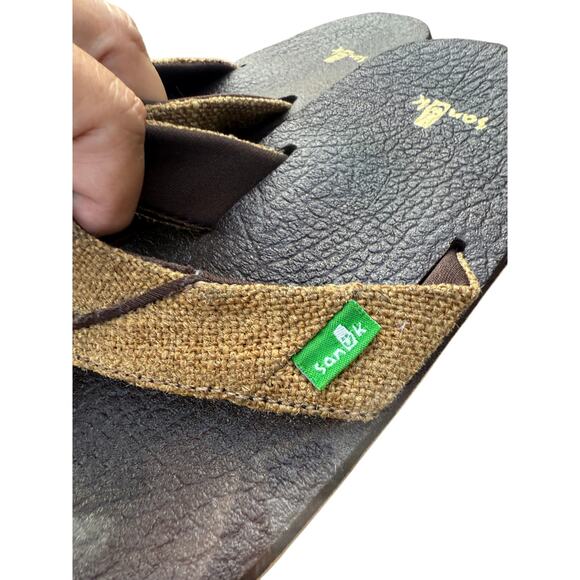 Sanuk Boys 3-4 Yoga Flip Flops - Picture 2 of 7